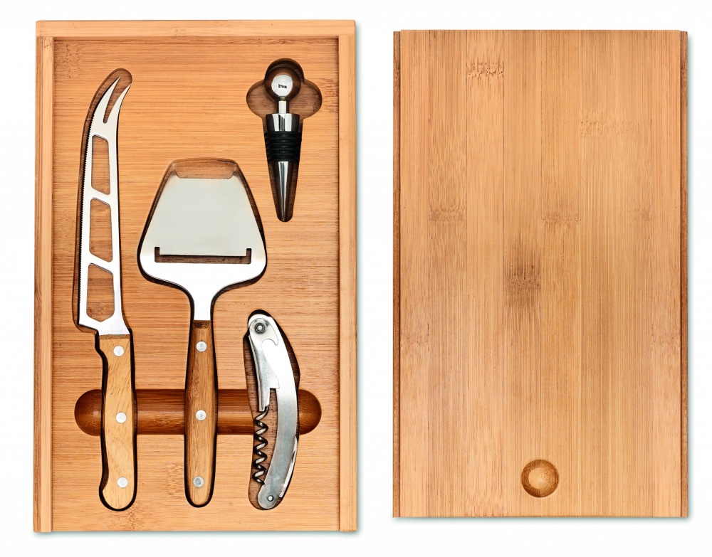 Logo trade advertising products picture of: Cheese and wine set